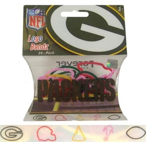 51xjZ4pShdL Green Bay Packers Glow In The Dark Logo Bandz