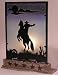 Cowboy Silhouette Votive Holder