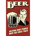 Empire 294975 Retro Spoofs - Beer Bier Helping - Plakat Poster Druck - 61 x 91.5 cm