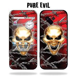 HTC G1 Google Phone Protective Vinyl Skin T-Mobile - Pure Evil