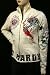Ed Hardy Women Fleece Sweatjacke Track Tiger weiß Gr. S