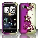 TMobile HTC Sensation 4G Accessory - Blossoming Purple Violet Flower Protec ....