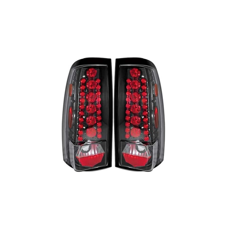 In Pro Car Wear LEDT 3039CF IPCW Chevy Silverado LED Tail Lights Carbon  Fiber