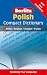 Book Berlitz Polish Dictionary: Polish-english / English-polish (Berlitz Compact Dictionaries)