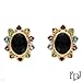FPJ 14K Yellow Gold 11.4 CTW Onyx and 0.58 CTW title=