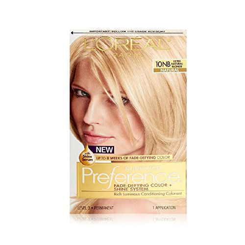 L'Oreal Paris Superior Preference Fade-Defying Color + Shine System 10 NB Ultra Natural Blonde/Natural