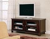 Cappuccino Finish TV Stand by Coaster Furniture
