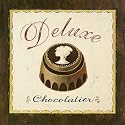 Staehling Angela Deluxe Chocolatier Kunstdruck Werbe-Plakat Werbe-Poster Pralinen Schokolade 17x17cm
