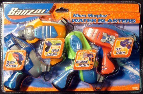 Banzai Micro Morpher Water Blaster Water Guns
