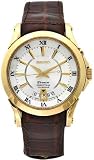 Seiko Men's SNQ118 Premier Brown Leather Perpetual Calendar Watch