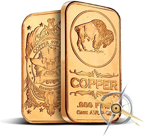 Buffalo Nickel 1 oz Copper Bar