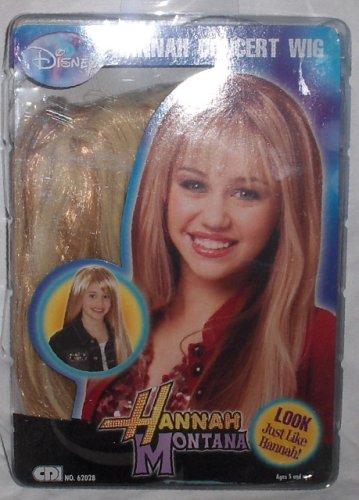 Childrens Toyshop  Toys : Hannah Montana Concert Wig Look Just Like Hannah Age 5 and Up