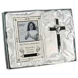Frame & Cross Christening gift set