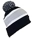 Best Winter Hats Quality Cuffed Hat with Large Pom Pom (One Size)(Fits Large Heads)