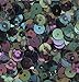 8mm CUP SEQUINS BLACK IRIS RAINBOW Loose sequins for embroidery, applique, arts, crafts and embellishment.