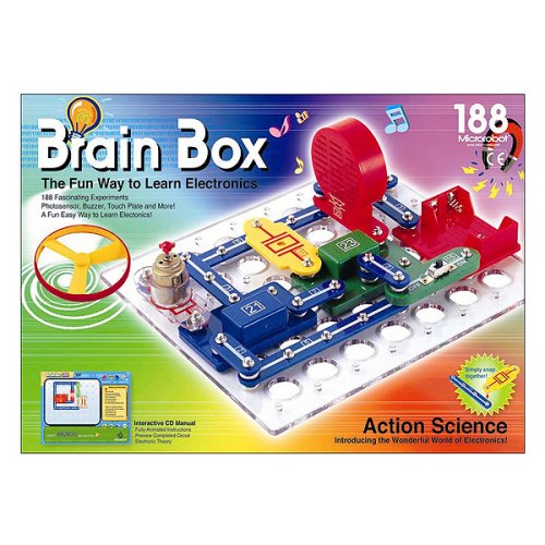 51xkAqxVvBL Brain Box 188: Electronic Learning Kit