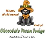 Spooky Kitty Halloween Chocolate Pecan Fudge Box