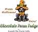 Spooky Kitty Halloween Chocolate Pecan Fudge Box