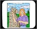 Mouse Pad with body, individuals, individual, humans, woman, person, human, persons, people, pet, llama
