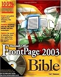 IMAGE OF Microsoft Office FrontPage 2003 Bible