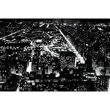 New York City (Central Park, Night Skyline) Art Poster Print - 24x36