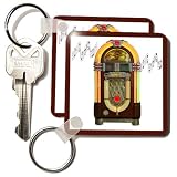 Susan Brown Designs Musicial Themes - Grown up Jukebox - Key Chains