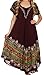 Sakkas Sara Batik CaftanTank Dress/Cover Up
