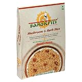 Sanskriti Mushroom & Herbs Rice, 8-Ounce Packages (Pack of 10)