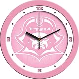 East Tennessee State Buccaneers NCAA Wall Clock (Pink)