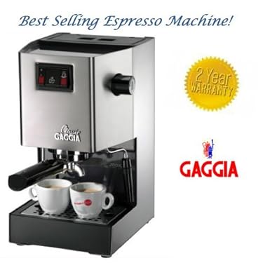 Gaggia Classic Espresso Machine With Instructional Cd