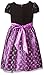 LOVE Girls' Velvet Shrug Glitter Geometric Dress