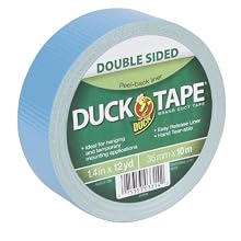 Duck Brand 1361929 Double Sided Duct Tape, 1.41-Inch by 12-Yard