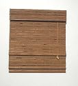Lewis Hyman 0215448 Pecan Havana Bamboo Roman Shade. 48" W x 64" L
