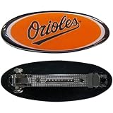 MLB Baltimore Orioles Ladies Oval Barrette - Orange