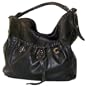 B. Makowsky Leather Lisbon Hobo Handbag