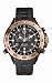 Nautica A43501G Gents Brushed Black IP & Rose Gold Case/ Black Dial/ Swiss Movement/ Brushed Black IP Bracelet