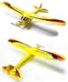 1:10 Scale Electric (ESC) Radio Control J-3 Grasshopper Airplane