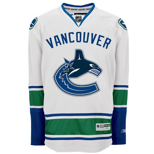 Vancouver Canucks Reebok Premier Away NHL Hockey Jersey