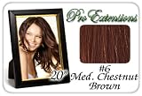 20″ Inch #6 Medium Chestnut Brown Pro Extensions Premier REMI Human Hair Extensions Reviews