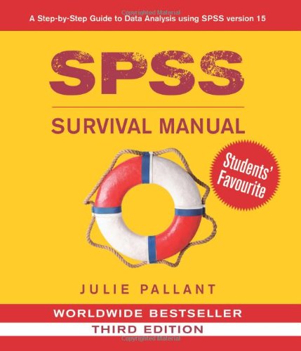 spss survival manual a step by step guide to data analysis using spss for windows version 15 3rd edition