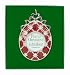 CR Gibson Twinkling Lattice Holiday Ornament Photo Frame (Pack of 3)