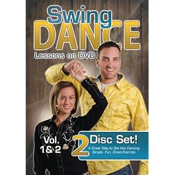 Swing Dance Lessons on DVD Vol 1 & 2 (Two Disc Set)