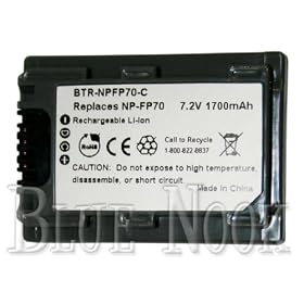 Sony DCR-HC40, DCR-HC42, DCR-HC46, and DCR-HC65 Battery (Premium Cells, 1700 mAh, 2-YR Warranty) (by Wasabi Power®)