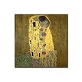 Bild auf LEINWAND + 1 teilig + Gustav Klimt Der Kuss + Wandbilder AKG|2-M170-L1-1908-9-B +++ RIESEN BILDER AUSWAHL IN UNSEREM HAENDLERSHOP +++