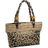 Magid Printed Canvas Seagrass Tote