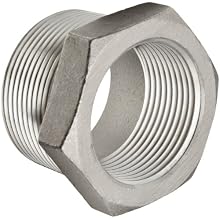 Stainless Steel 316 Cast Pipe Fitting, Hex Bushing, Class 150, NPT Male X NPT Female