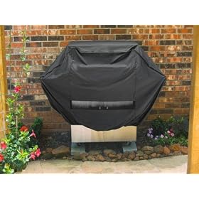 BBQ Grill Covers : 58 x 25 x 45 BlackGas Grill Covers