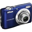 Nikon Coolpix L22 12 MP Digital Camera with 3.6x Optical Zoom and 3.0-Inch LCD (Blue)