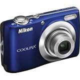Nikon Coolpix L22 12 MP Digital Camera with 3.6x Optical Zoom and 3.0-Inch LCD (Blue)