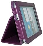 Shenit Premium PU Leather Case Cover Folio for Samsung Galaxy Tab 2 7.0 P3110/P3100 - Red